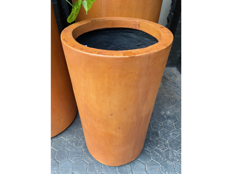 戶外大花器花瓶- Cylinder Planter - eva-lombardini直營進口柚木家具
